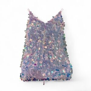 Motel Rocks Holographic Sequined Dress